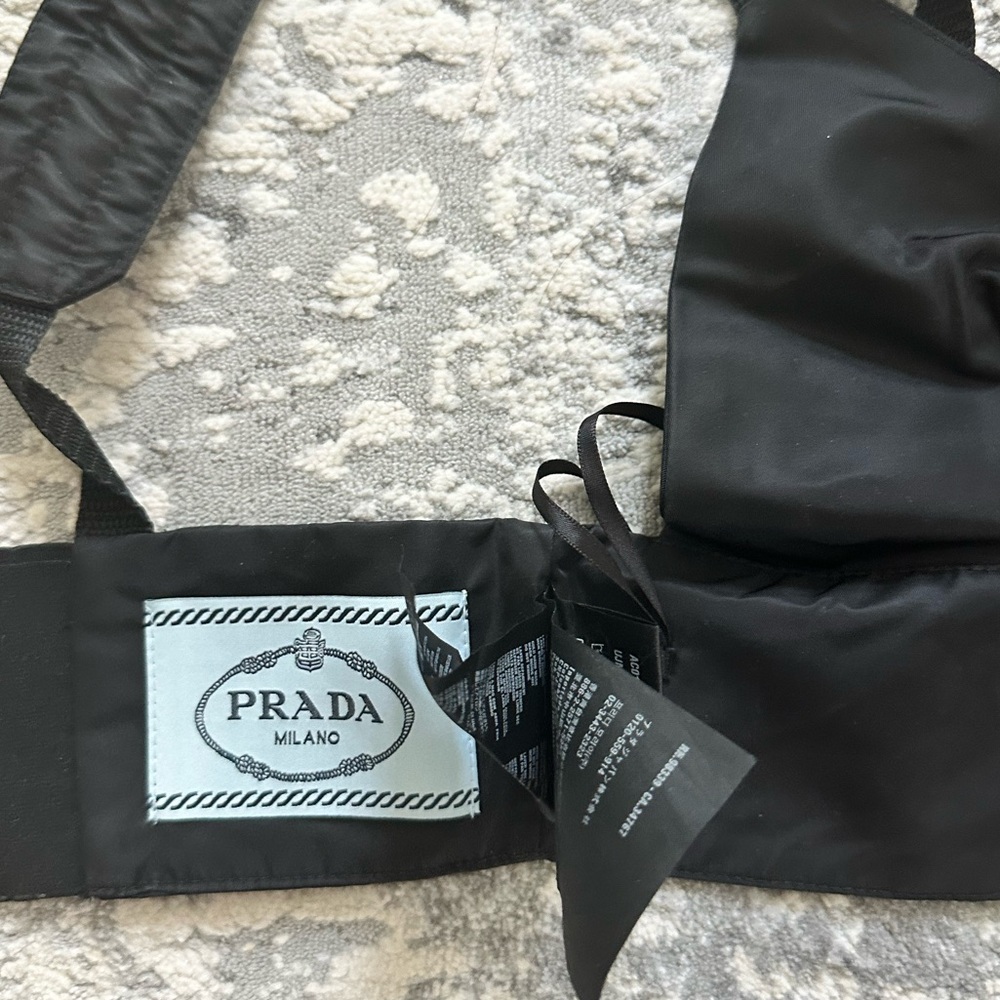 Prada Black Crop Top - Picture 6 of 6